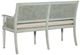Hooker® Furniture Charleston Haint Blue/Oyster Bench-3