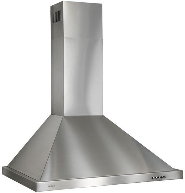 Broan® B58 Series 30” Stainless Steel Wall Mounted Range Hood -0