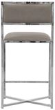 Modus Furniture Amalfi Chrome/Taupe X-Base Counter Stool-3