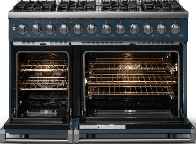 Viking® 5 Series 48" Squall Pro Style Dual Fuel (NG) Range with Polished Chrome Trim-1