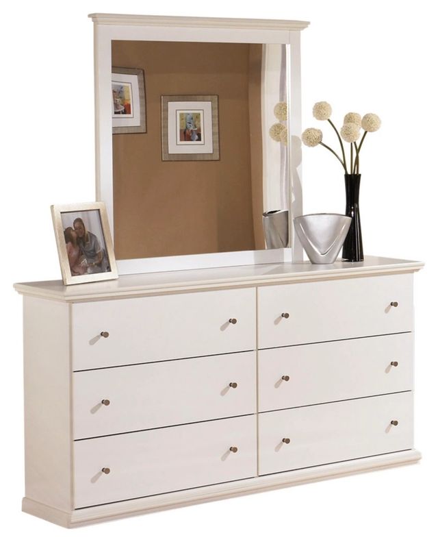 Signature Design by Ashley® Bostwick Shoals 4-Piece White Queen/Full Panel Bed Set-3