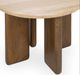 Classic Home Idella Tan Travertine End Table-4