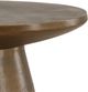 Dovetail Furniture Dimitri Antique Brass Coffee Table-1