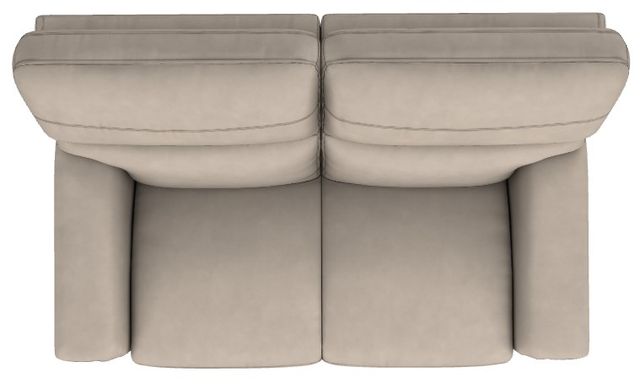La-Z-Boy® Ava Ivory Leather Power Reclining Loveseat with Headrest-4