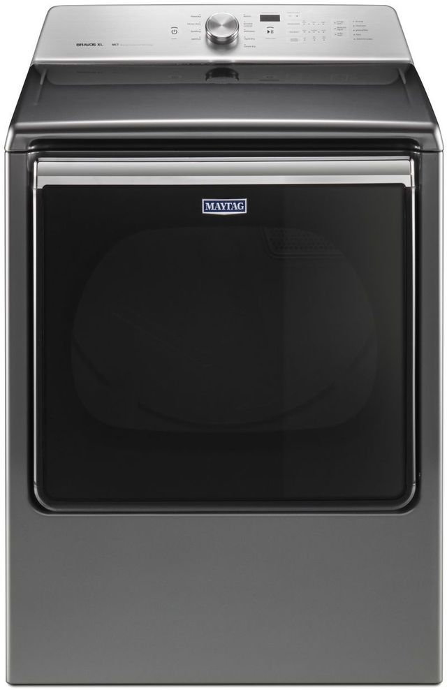 Maytag® 8.8 Cu. Ft. Metallic Slate Front Load Electric Dryer-0