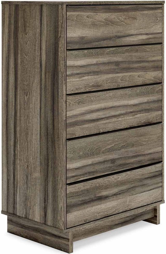 Signature Design by Ashley® Shallifer 5-Piece Brown Full Panel Bed Set-3