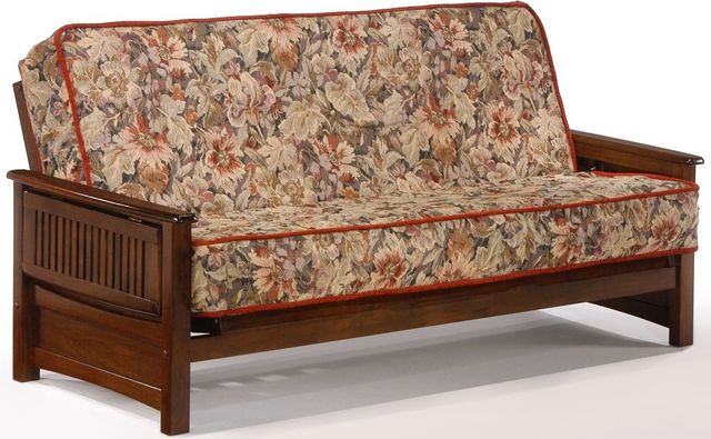 Night & Day Furniture™ Sunrise Black Walnut Full Moon Glider Futon-0