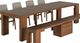 Transformer Table Transformer American Walnut Extendable Dining Table-0