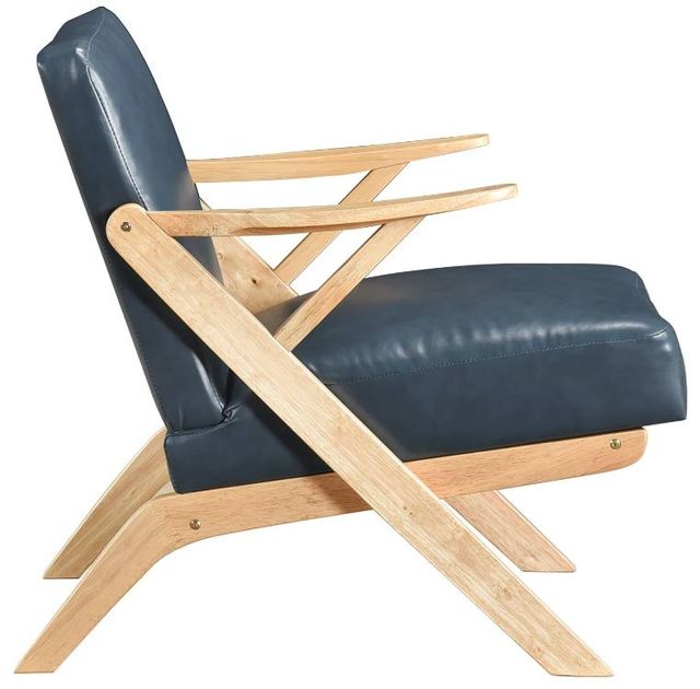 Homelegance® Gideon Blue/Natural Accent Chair-3