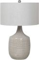 Uttermost® Felipe Light Gray Glaze Table Lamp-0