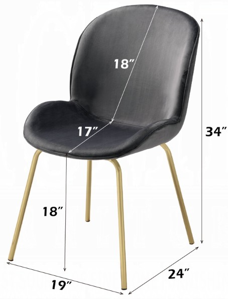 Acme Furniture Chuchip Side Chair - Thumbnail 4