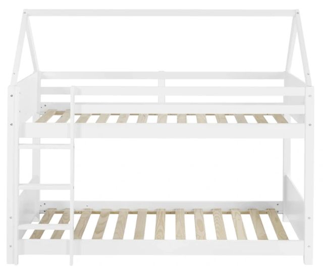 Powell® Georgie White Twin/Twin Youth House Bunk Bed-2