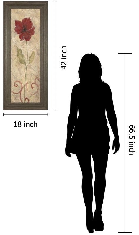 Classy Art Red Flower l Wall Art-3
