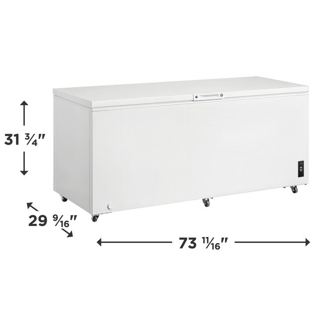 Frigidaire® 19.8 Cu. Ft. White Chest Freezer -2