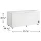 Frigidaire® 19.8 Cu. Ft. White Chest Freezer -2