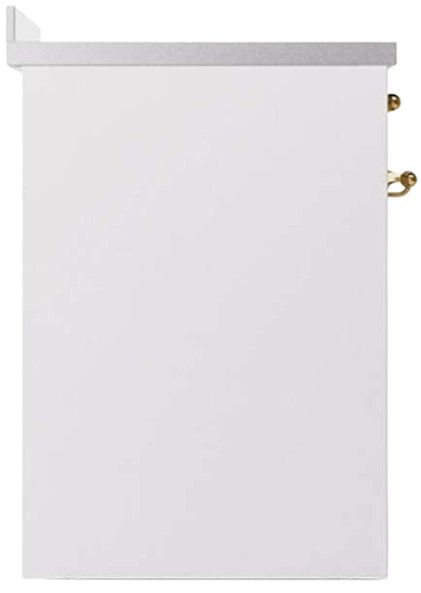 Ilve® Nostalgie II Series 30" White Pro Style Induction Range-3