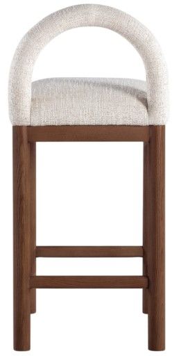 Meridian Furniture Conrad Brown Beige/Walnut Counter Stool-3