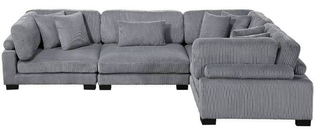 Homelegance® Traverse 4-Piece Gray Modular Sectional-2