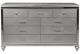 American Wholesale Furniture Valentino 5-Piece Silver Queen Bedroom Set-2