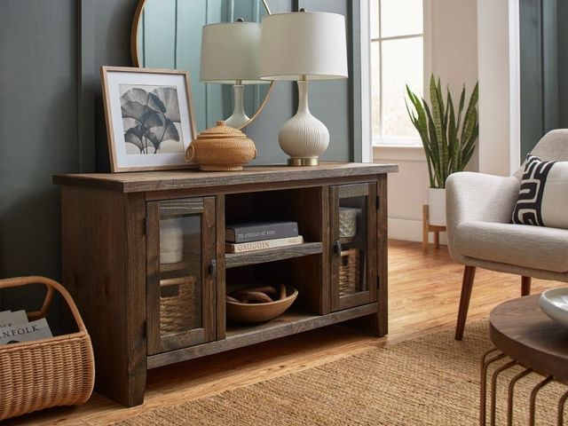 aspenhome® Alder Grove Brindle 50" Console with Doors-1