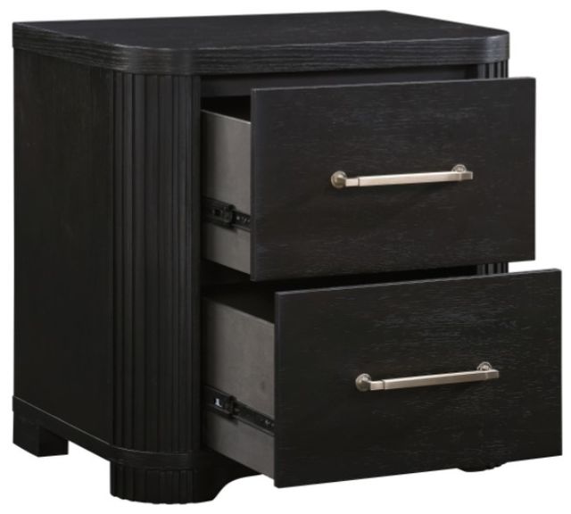Homelegance® Gilbert Charcoal Nightstand-3
