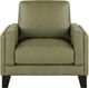 Leather Italia™ Cambria Vaughn Green Clover Chair-0
