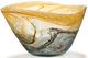 Giftcraft Amber/Black/Blue Decorative Glass Bowl-0