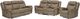 Elements International Sorrento 3-Piece Brown Living Room Seating Set-0