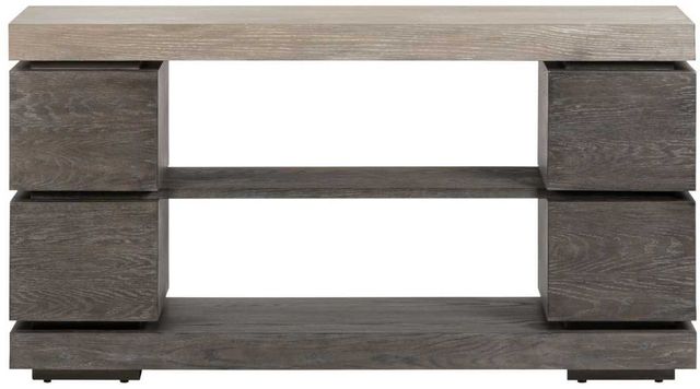 Liberty Furniture Piedmont Ash Sofa Table with Charcoal Base-2