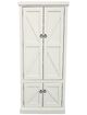 American Heartland Manufacturing Bright White Double Door Pantry-1
