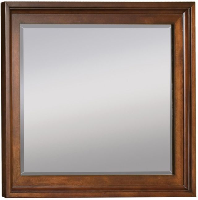 Aspenhome® Cambridge Brown Cherry Dresser Landscaper Mirror-0