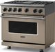 Viking® 7 Series 36" Nantucket Pro Style Dual Fuel Range with Griddle-3