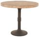 Nest Home Collections Sadie Medium Gray Round Counter Table with Iron Base-0