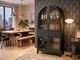 Sunny Designs™ Black Magic Arched Wine Bar Cabinet-1