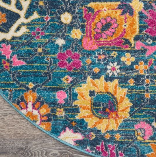 Nourison Home™ Passion 5' Round Style 1 Area Rug-1