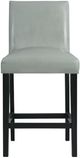 Elements International Francesca 5-Piece Black/Blue/Gray Leather Counter Dining -3