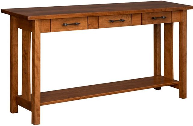 Country Classic Collection Customizable Signature 3-Drawer Sofa Table-0