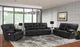 Parker House® Spartacus 3-Piece Black Power Reclining Seating Set-1