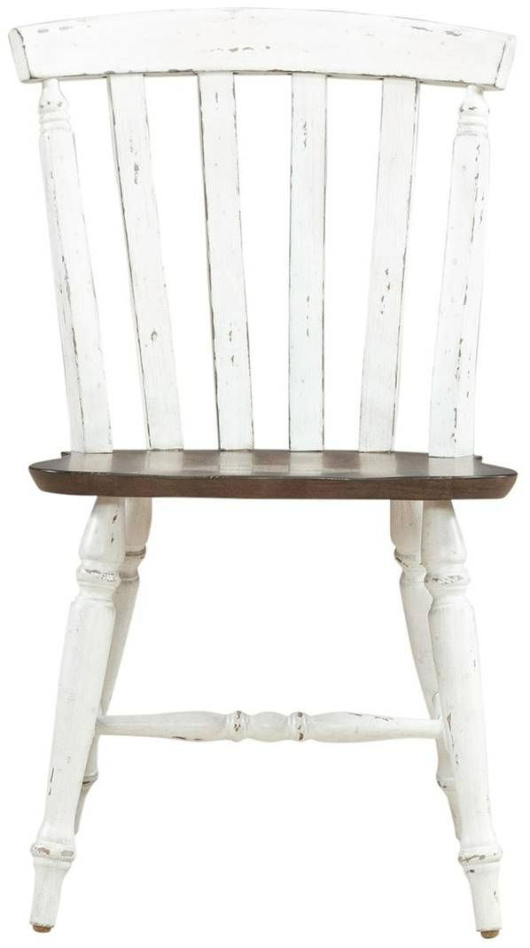 Liberty Furniture Al Fresco Graphite/Whitestone Slat Back Side Chair-2