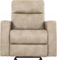 Primo™ International Gotham Bruce Leather-Match Taupe Manual Glider Recliner-0