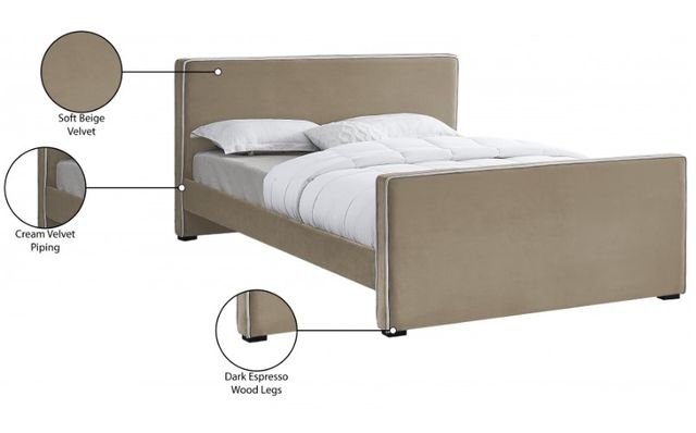 Meridian Furniture Dillard Beige Full Bed-2