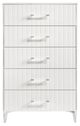 Homelegance® Ripple High Gloss White Chest-2