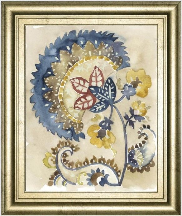 Classy Living Chariklia Zarris Paisley Path II Wall Art-0