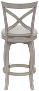 HH2 Home Ellendale Aged Gray Swivel Counter Stool-3