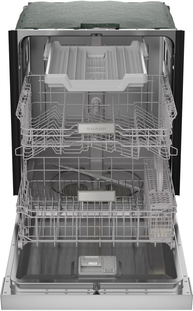 Sharp® 24" Stainless Steel Front Control Built In Dishwasher-14
