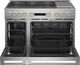 Monogram® Statement Collection 48" Stainless Steel Pro Style Dual Fuel Range with 6 Burners and Griddle-3