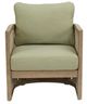 Signature Design by Ashley® Serena Shores Beige/Green Fabric/Wooden Outdoor Lounge Chair-1