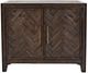 Jofran Inc. Gramercy Dark Chevron 2-Door Accent Cabinet-2