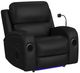 Elements International Euphora Black Power Glider Recliner-0