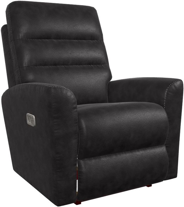 La-Z-Boy® Liam Espresso Leather Power Rocking Recliner with Headrest-0